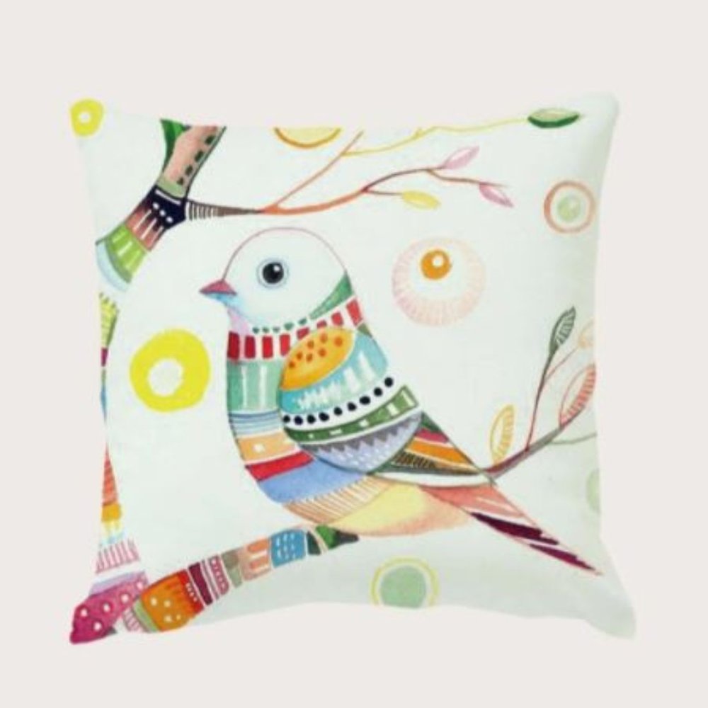 Birdie throw pillow